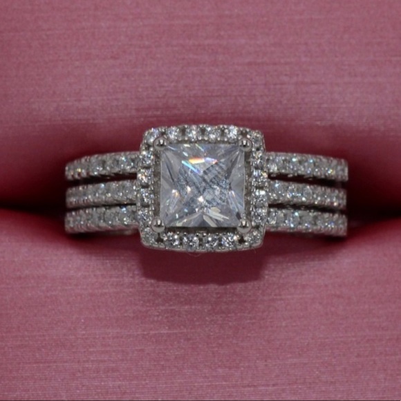 Zales Jewelry - Beautiful 18k gold filled ring with lab diamonds